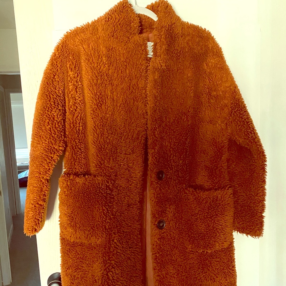 Zara faux teddy jacket